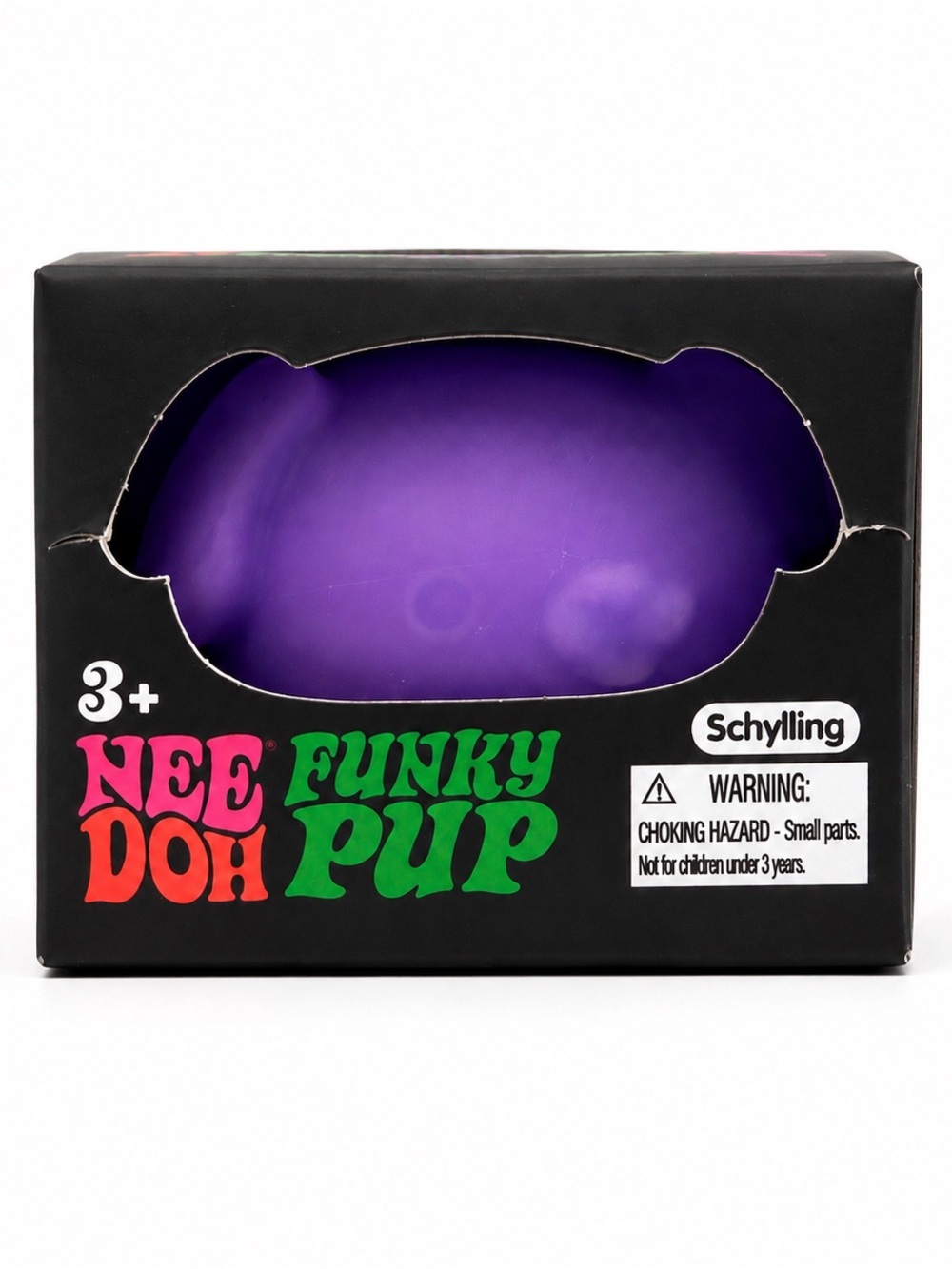 Nee Doh Funky Pup Purple small Stress ball